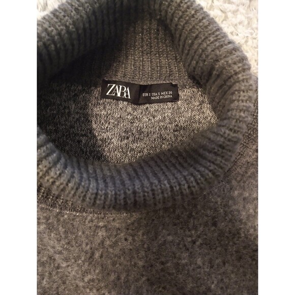 Zara gray small turtleneck sweater - Picture 8 of 8